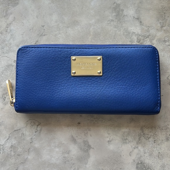 Michael Kors Handbags - Michael Kors Royal Blue Wallet